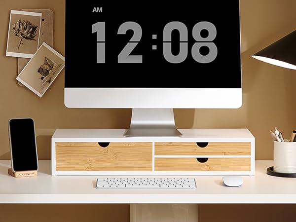 卓上チェスト 収納ケース 2段式 幅30×奥行き20×高さ14cm Amazon.co.jp: SoBuy 卓上チェスト モニター台 引き出し 収納