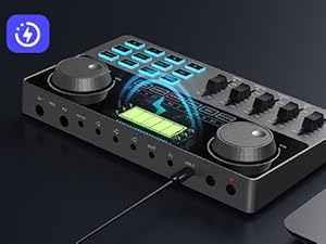 Amazon | Donner オーディオミキサー 二つ6.35mmTRSマイク/楽器