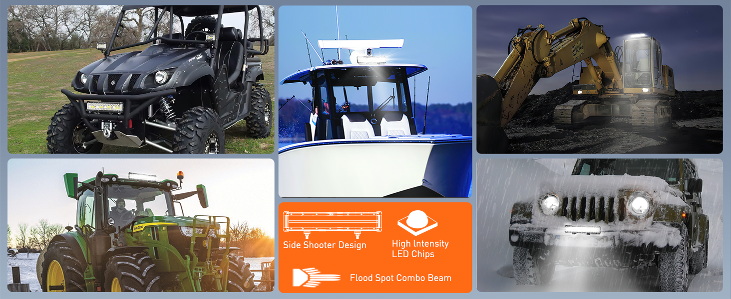 led pod lights for trucks led off road lights led cube lights led side shooter light pods