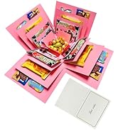 Hryan 5 Layer Gift Box, Multi Layered Explosion Photo DIY Box, Creative Surprise Picture Gift for...