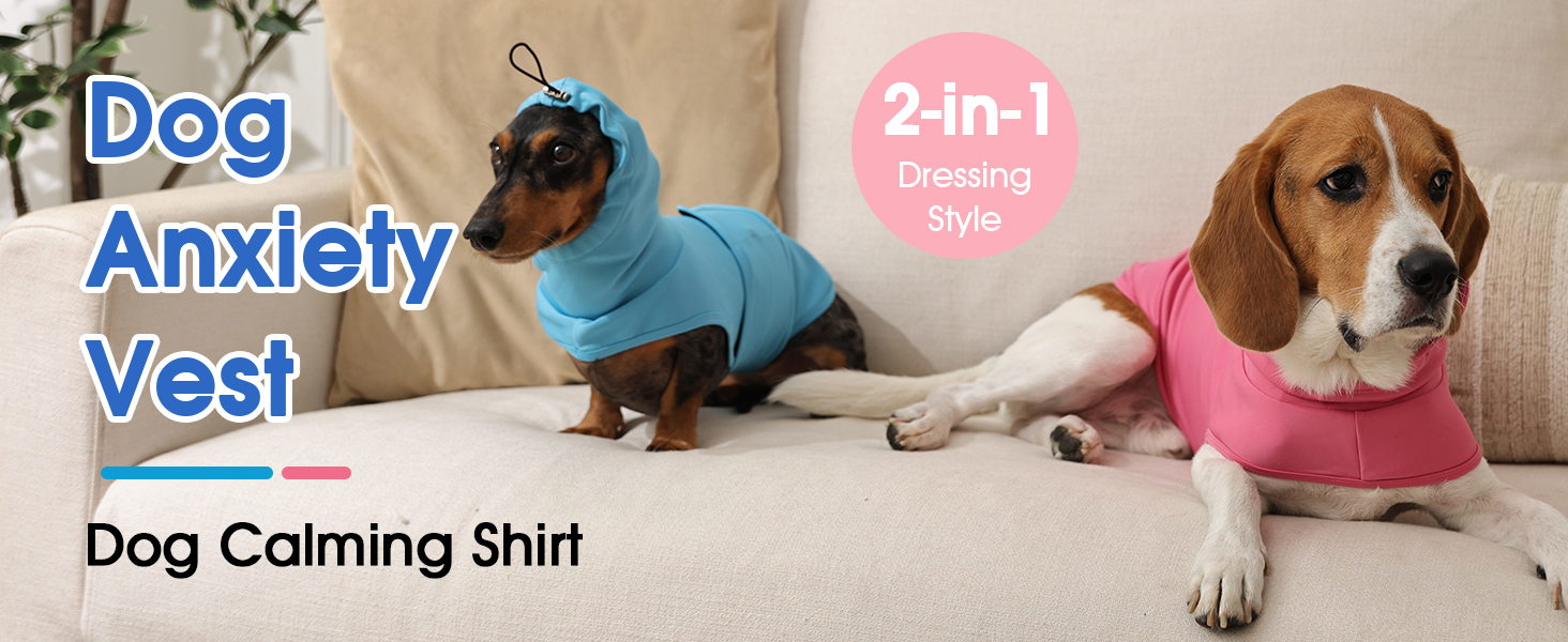dog anxiety shirt