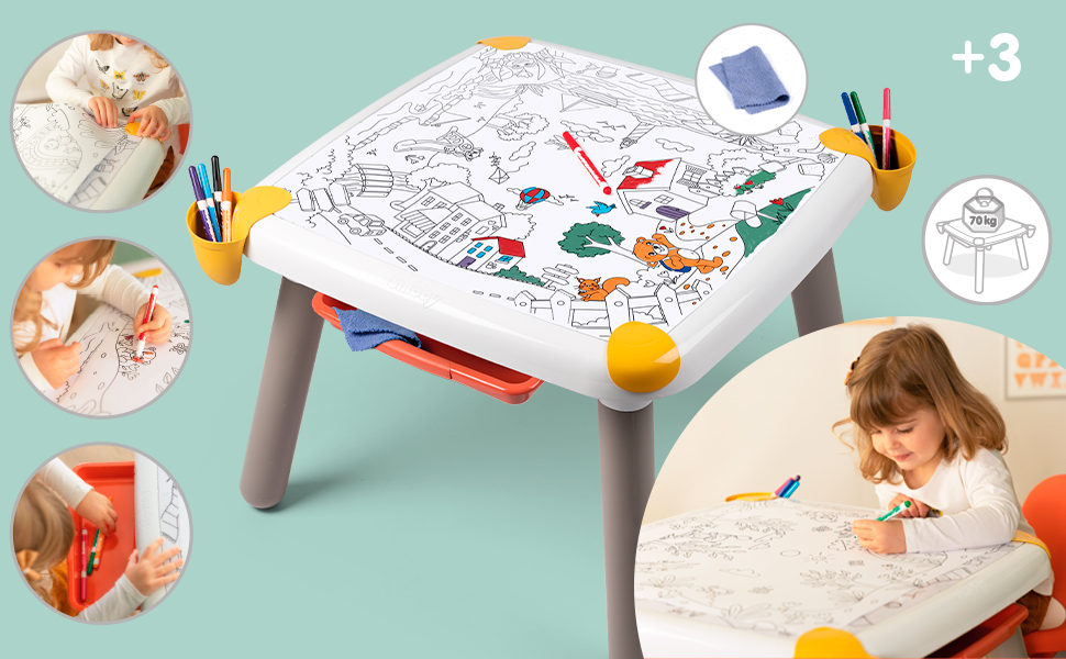 7600420400 TAVOLO CREATIVO CON ACCESSORI