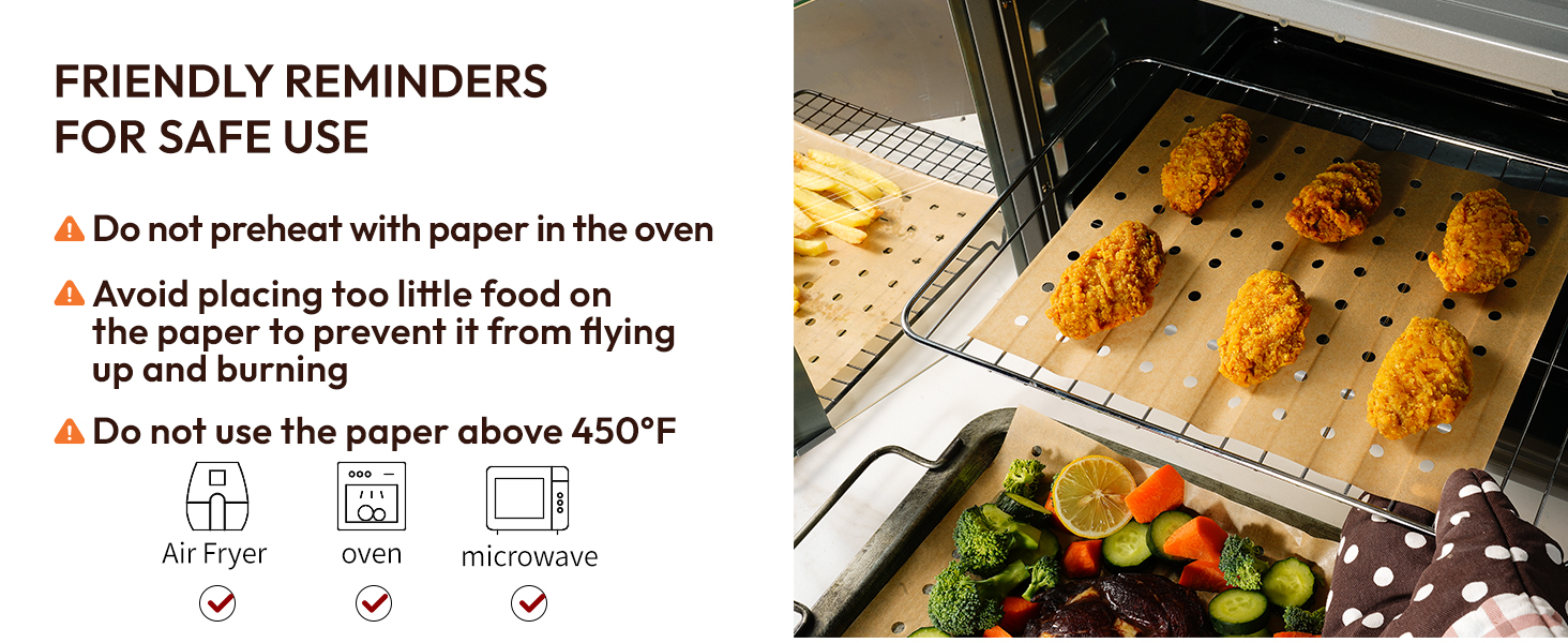 air fryer liners disposable