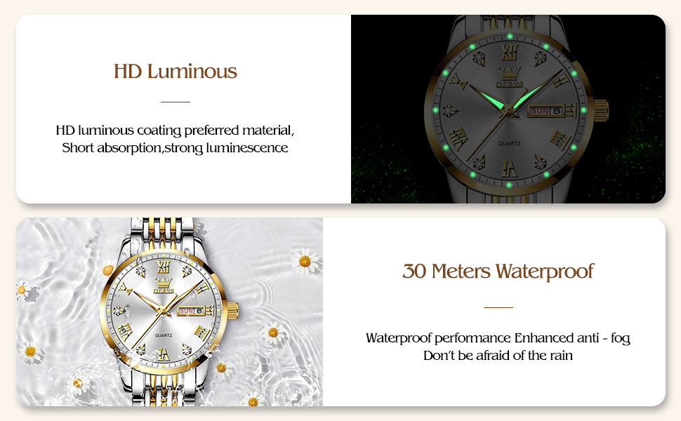 womens watch,business wrist watch women.women watch with day date, waterproof watches for women