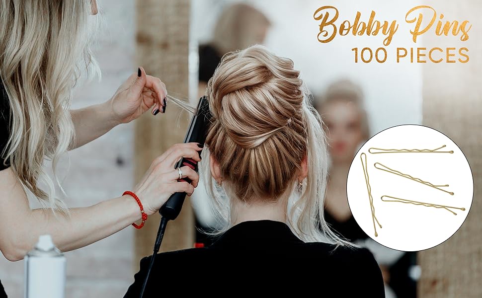 bobby hair pins grips brown women accessories kirby thick girls hairpin fine small beauty bun