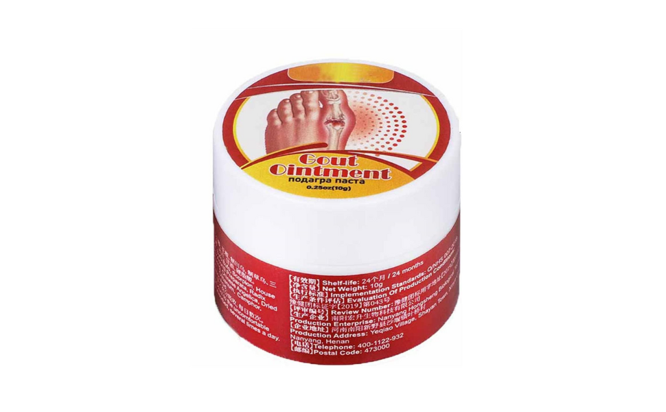 Gout Ointment Herbal Toe Knee Joint Pain Relief Massage Cream pain edema