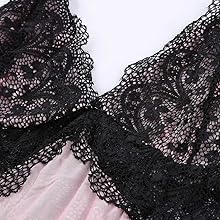 Bunanphy Sexy Nightwear for Women Lingerie Set Sleepwear Lace Trim Bridal Babydoll Chemise Nightgown Sets Nightie 4-32 21 Lingerie sleepwear lace babydoll