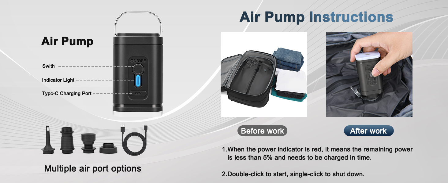vacpack backpack with vacuum