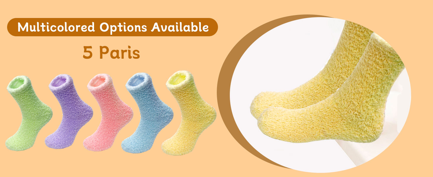 Fuzzy Slipper Socks