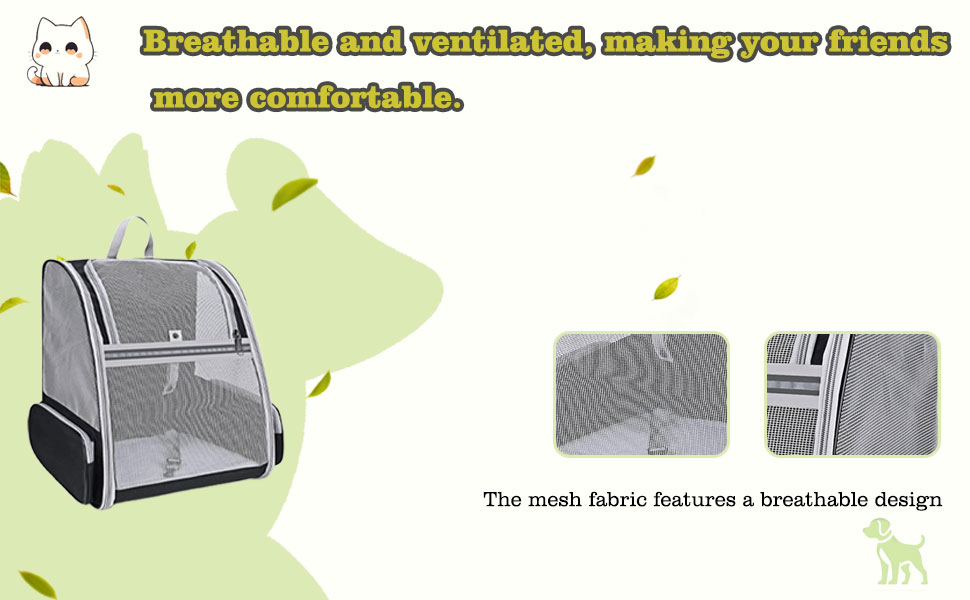 BEIKOTT Pet Backpack Carrier