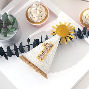 Boho Sunshine Hat for 1st Birthday
