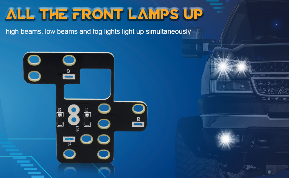 BIFTU 6 High Mod, Module for GM Fog lights Low Beams Auto