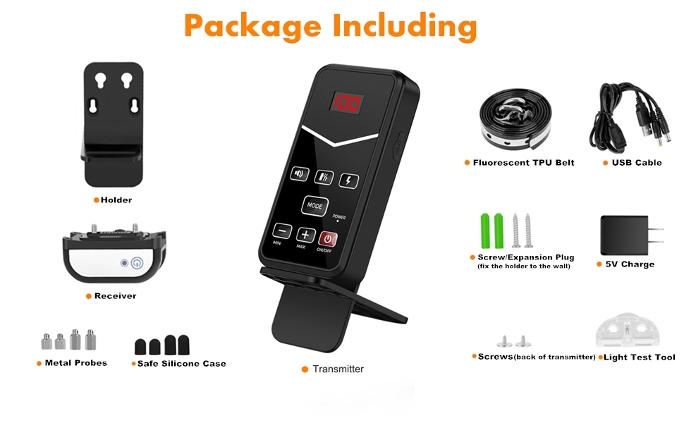 Wireless Dog Fence, 2 in 1 Electric Fence System for Dog