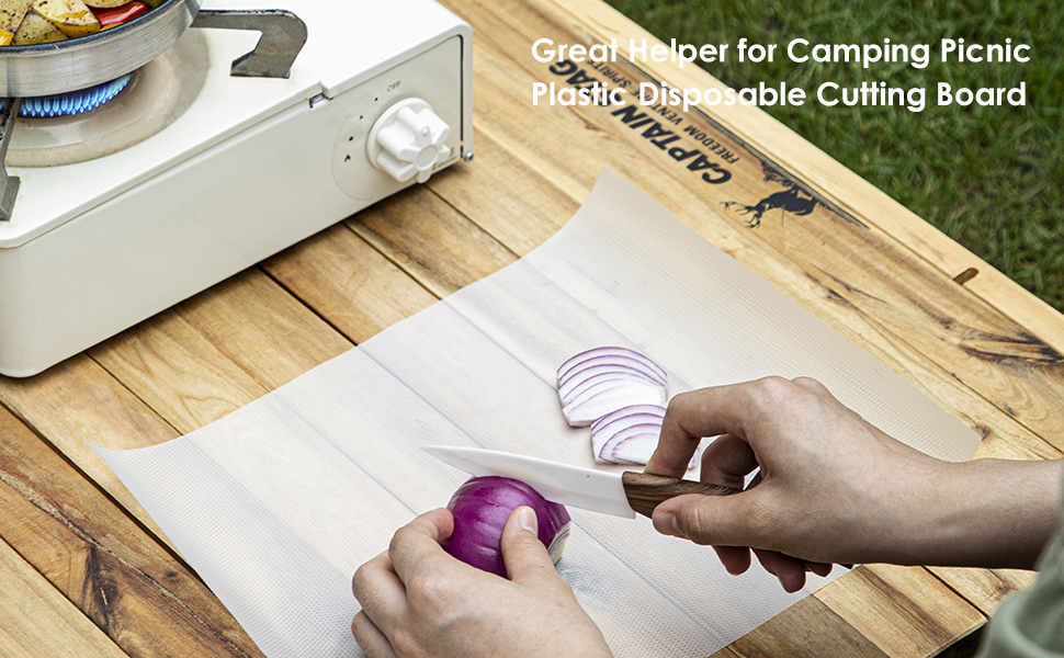 plastic disposable cutting board