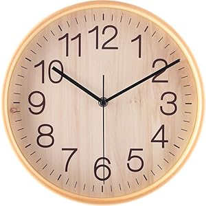 ☆期間限定価格☆ 新品　掛時計 Amazon.co.jp: 不二貿易 掛け時計 直径28cm ナチュラル スイープ 連続