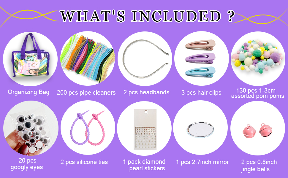 DIY headbands hair clips