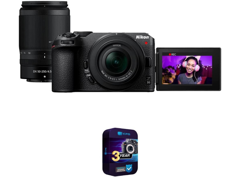 Nikon Z 30 Mirrorless Camera with 2 Lens Kit Z DX 16-50mm VR & 50-250mm VR 1743