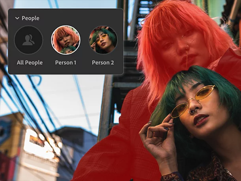 Lightroom select people