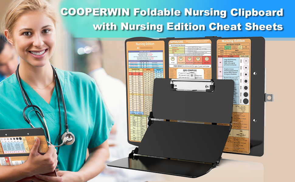 Nursing Clipboard Foldable Nurse Clipboards Folding Aluminum