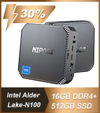 ミニPC 16GB SSD 1TB N100 NIPOGI AK2plus NIPOGI AK2Plus Mini PC Intel 12th Gen N100 DDR4 16GB 512GB