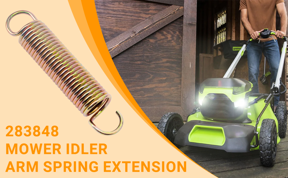 Amazon.com : Ziyuan 283848 Mower Idler Arm Spring Extension,Fits