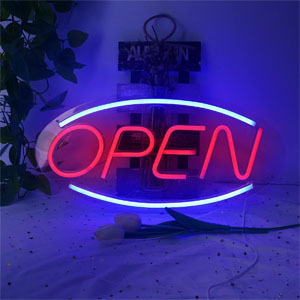 Amazon | 【LEISURE CLUB】ネオンライト OPEN ネオンサイン LED