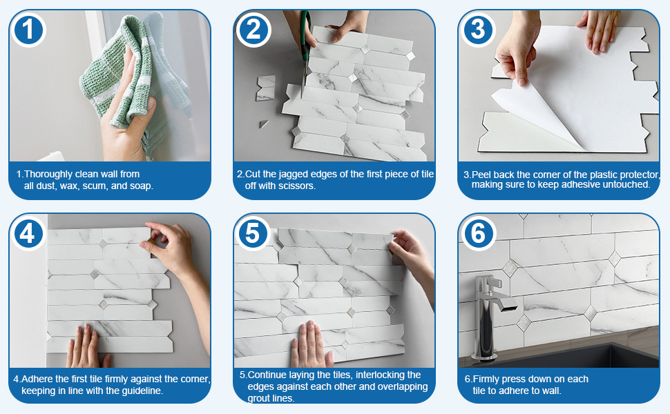 MOFIT Peel and Stick Tile Backsplash Stone Matte Finish,Wall Panels Kitchen Backsplash Linear