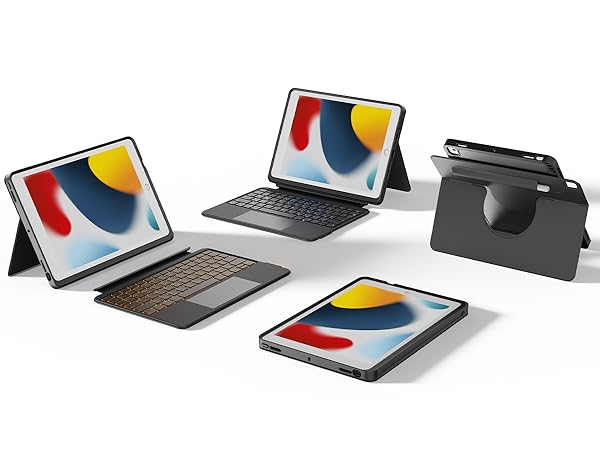 【在庫処分】HOU Combo キーボードケース for iPad 第9世代 ( Amazon.co.jp: HOU Combo キーボードケース for iPad 第9世代