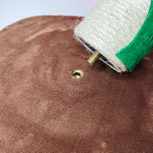 Sisal covered scratcher