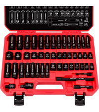 ステーシー　TIMEStwo Hex Bit Impact Socket Set: 36-Piece with 4 Adapters, 1/4