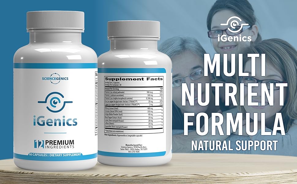 iGenics Premium Eye Vitamins 