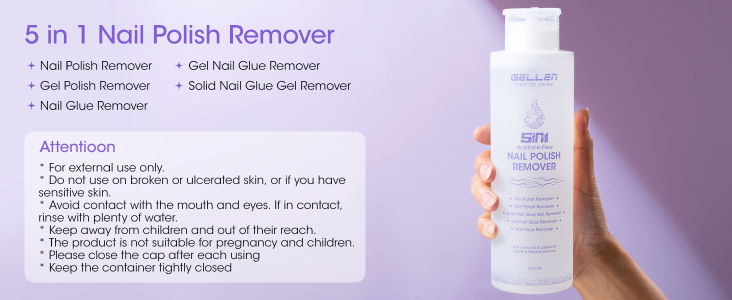 gel nail polish remover