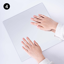 14"x12" Home Gym Mirror Wall-Mounted Gla... 28 Lightly press the mirror