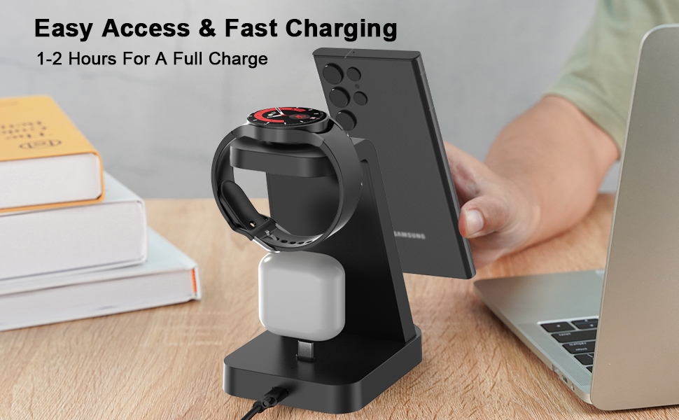 Charging Station for Samsung Multiple Devices, VCVS 3 in 1