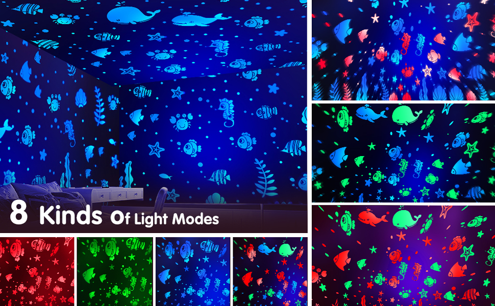 Night Light for Kids with Sound Machine Baby Night Light Star Projector White Noise Machine
