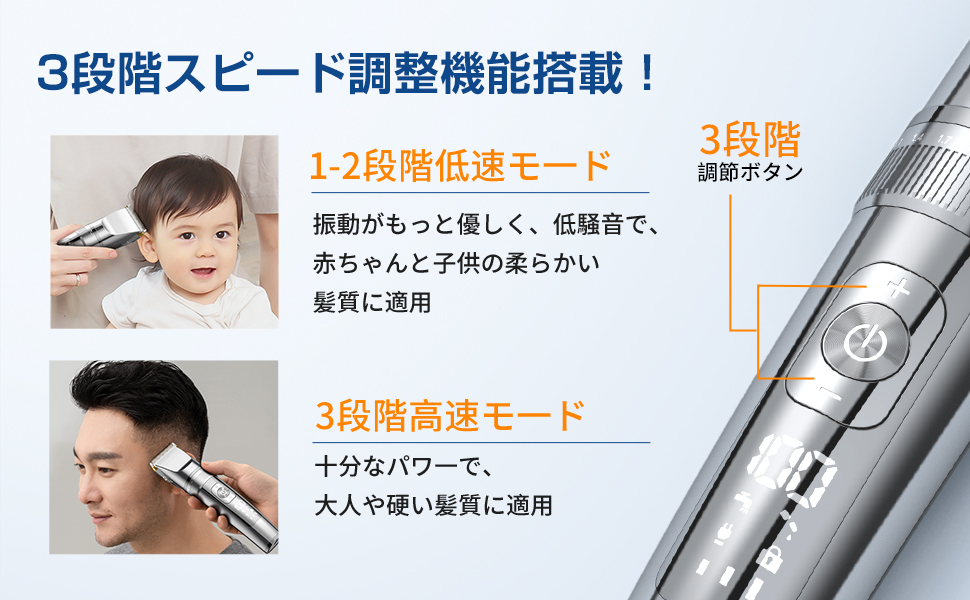 Amazon.co.jp: バリカン Type-C充電式 ヘアーカッター 電動