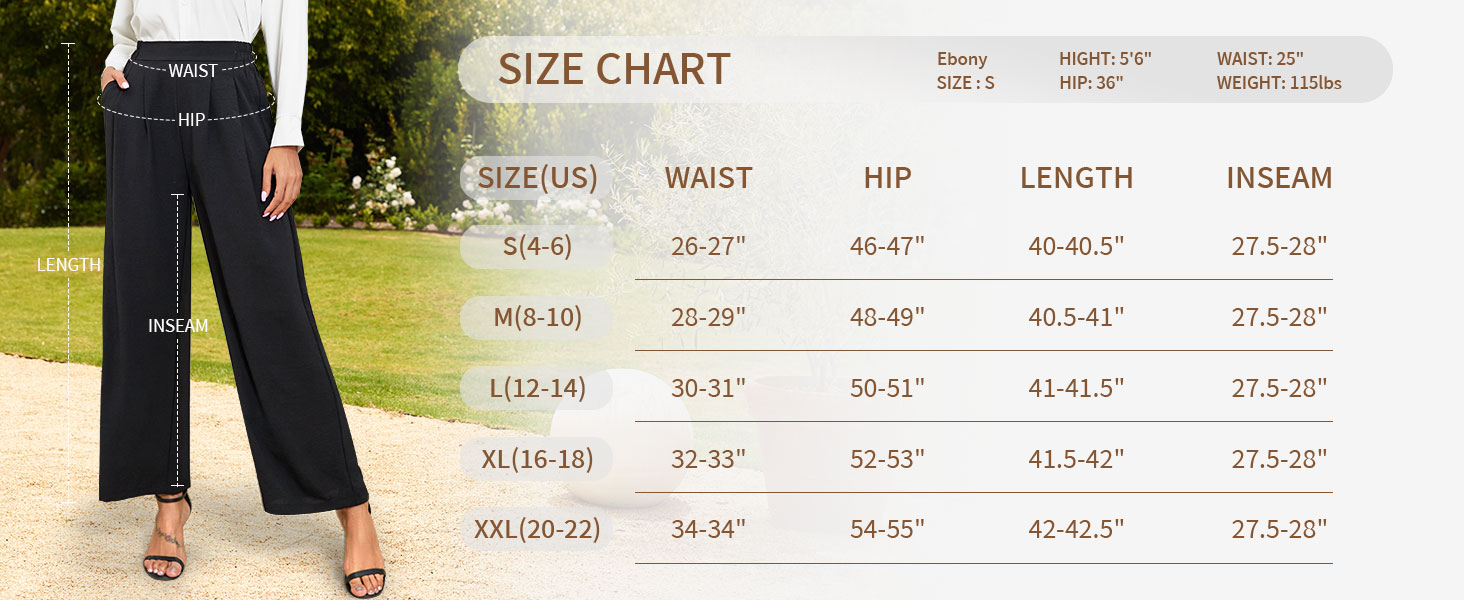 elastic waist dress pants for women