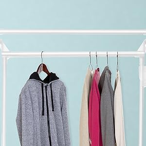 clothes rails for bedroom