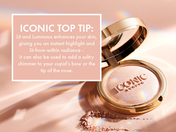 Amazon.com: ICONIC LONDON Lit and Luminous Baked Highlighter