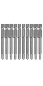 Utoolmart H4 Magnetic Hex Head Screwdriver Bits, 1/4 Inch