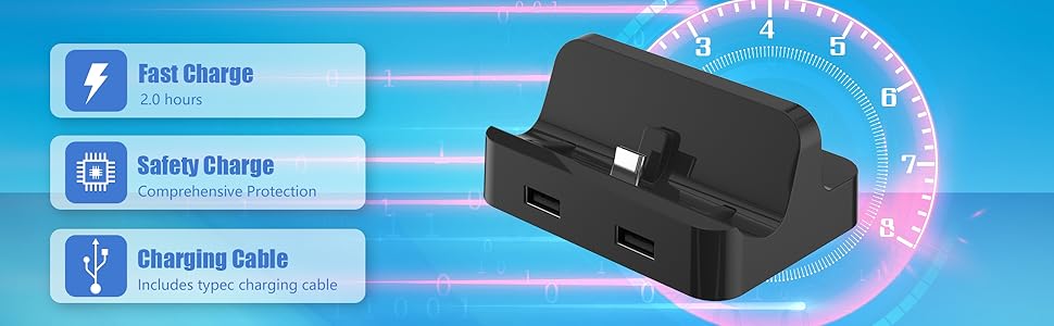 nintendo switch charger station