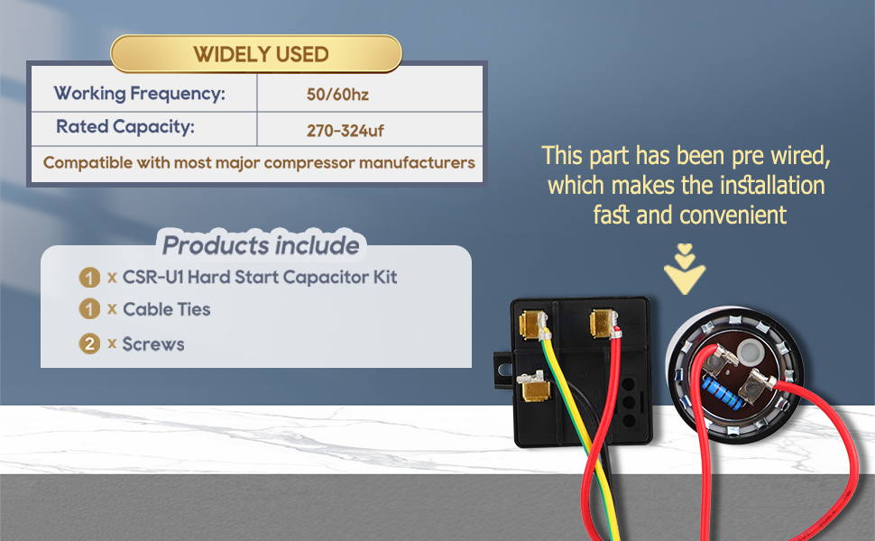 Upgraded 521 CSRU1 Compressor Saver Starter Kit for 1