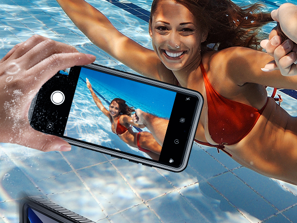 The whole body protection design allows you to take photos/videos underwater