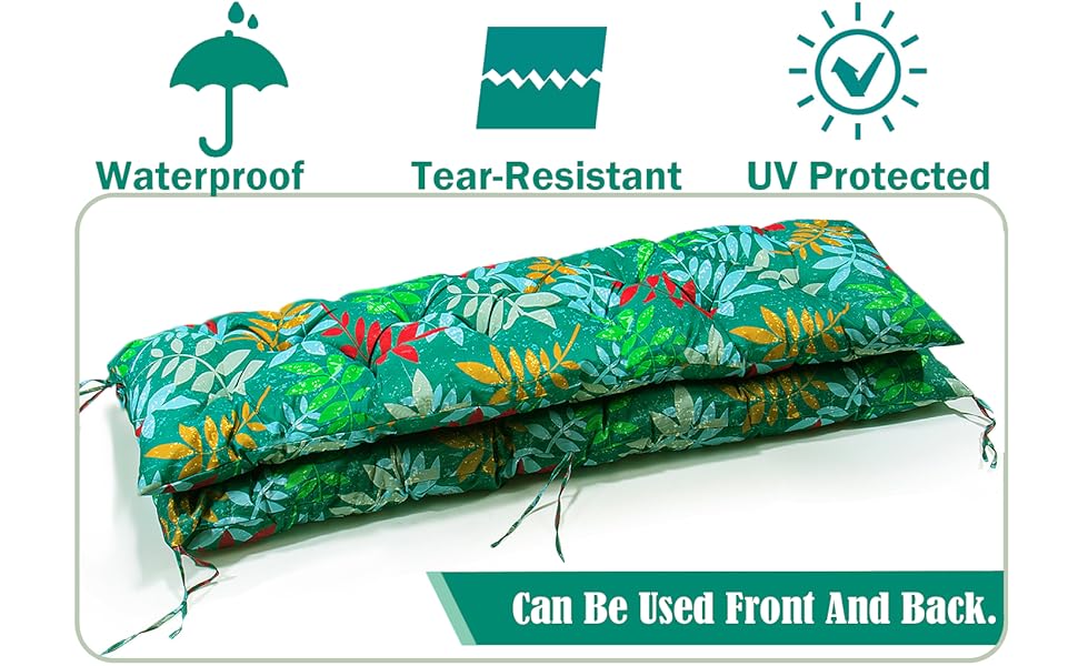 Swing Replacement Cushions with Backrest, 23 Seater