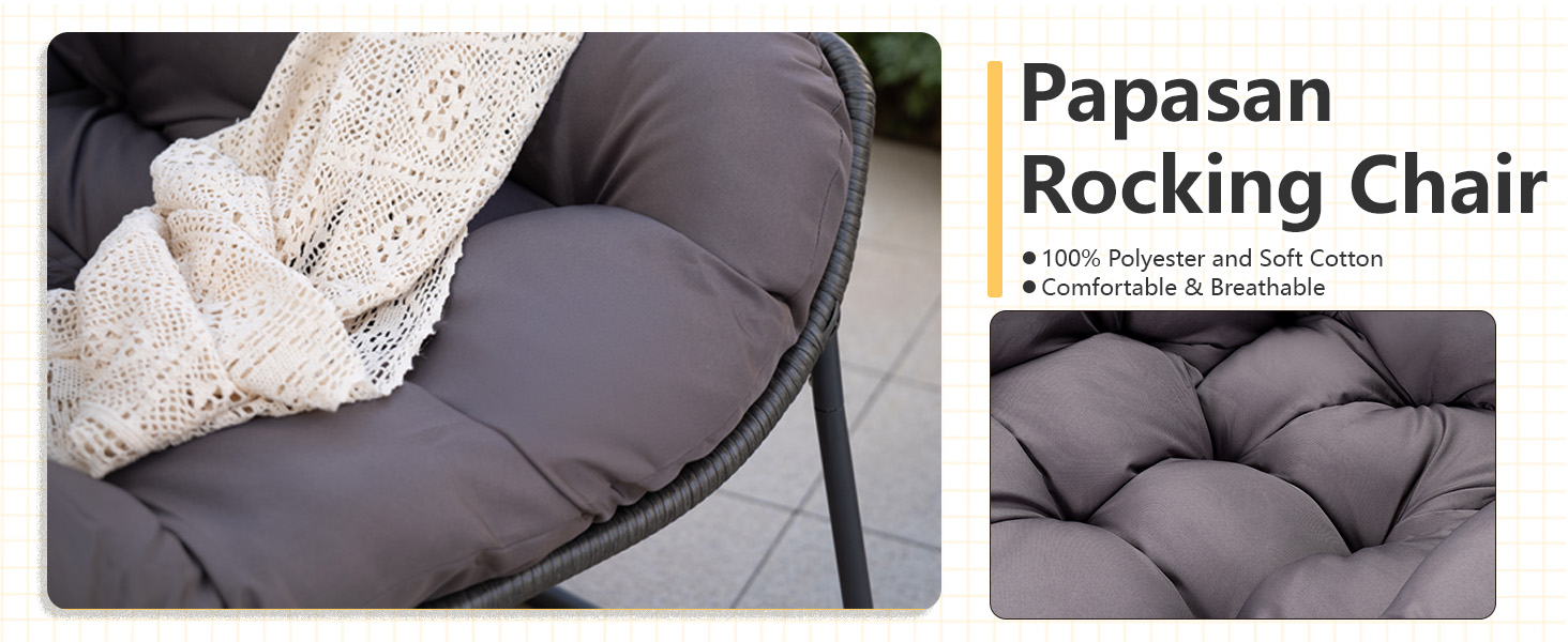 papasan rocking chair outdoor indoor papasan chair outdoor lounge furniture comfy outdoor chair