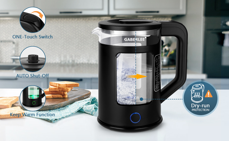 Teekocher Wasserkocher Warmhaltefunktion