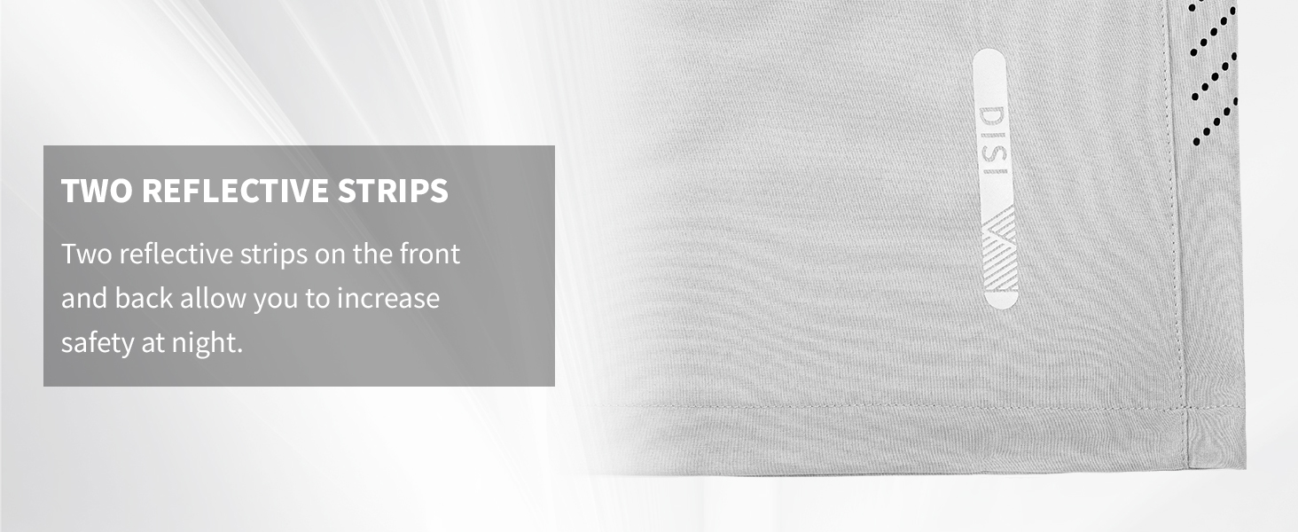 two reflective strips