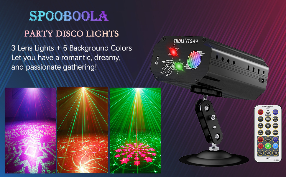 Party Lights,Disco Lights,Dj Lights Strobe Stage Lights Rave Light