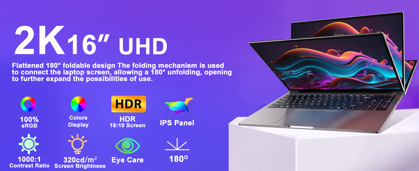 Laptop Gaming Computer 16GB RAM 512GB