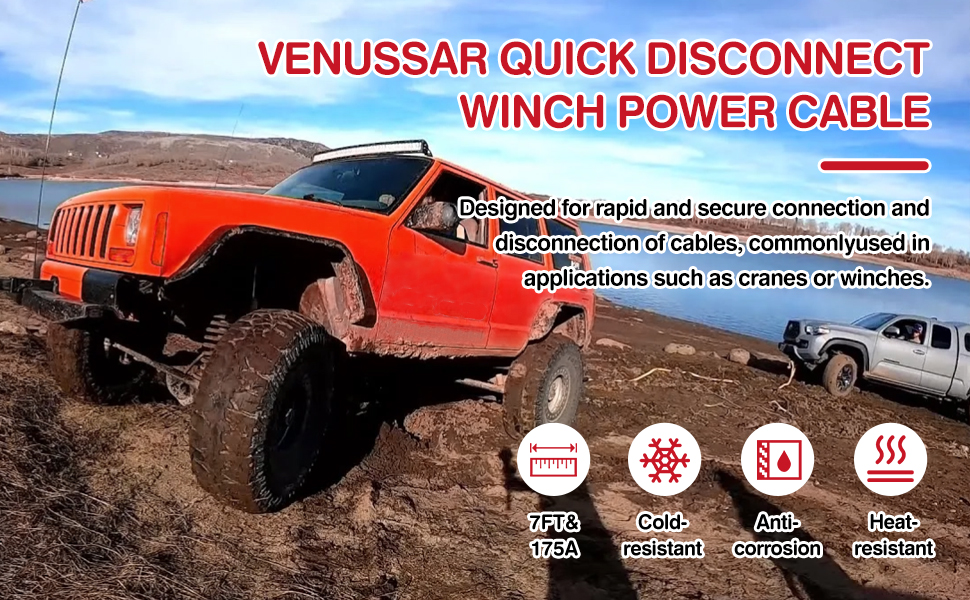 Quick Disconnect Winch Power Cable